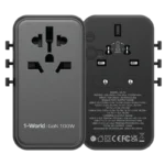 1-World Universal 4-Port Travel GaN Charger 100W - Image 3