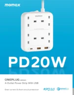 OnePlug 4 Outlets Power Strip With USB - Image 4
