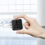 1-World Universal Travel Charger with Dual AC - Image 3