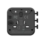 1-World Universal Travel Charger with Dual AC - Image 2