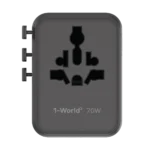 1-World² 5-Port Mini Universal Travel GaN Charger 70W with Dual AC - Image 12