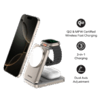 1-Charge Q.Port 3-in-1 Foldable Qi2 15W Magnetic Wireless Charging Stand - Image 3