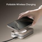 1-Charge Q.Port 3-in-1 Foldable Qi2 15W Magnetic Wireless Charging Stand - Image 4