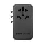 1-World Universal 4-Port Travel GaN Charger 140W + USB-C Cable - Image 2