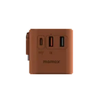 1-World+ 3-Port Travel GaN Charger With Built-in USB-C Cable 70W - Image 6