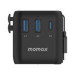 1-World+ 3-Port Travel Charger Built-In USB-C Cable 25W - Image 11