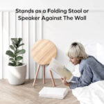 Cymbal Multifunctional Foldable Smart Table With Wireless Charging, Speakers, USB-C Ports, and LED Lighting Effects - Image 7