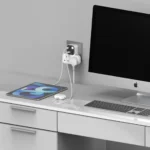 1-Charge Work Flow T-Shaped Extension Cord With 2 Sockets, 2 USB-A and 2 USB-C Ports - Image 9