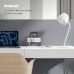 1-Charge Work Flow T-Shaped Extension Cord With 3 Sockets, 2 USB-A and 2 USB-C Ports - Image 5