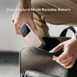 1-Pac⁺ 10000mAh 3in1 Hybrid GaN Battery Pack with Built-In Retractable Cable - Image 6