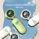 1° Go Clamp Compact Foldable Umbrella-Clip Mini Fan - Image 4