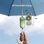 1° Go Clamp Compact Foldable Umbrella-Clip Mini Fan - Image 5
