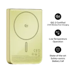 1-Power S.Pass² 10000mAh Semi SSB Magnetic Wireless Battery Pack (CCC) - Image 3