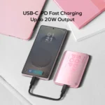 1-Power Pass 5000mAh Magnetic Wireless Charging Battery Pack - Image 3