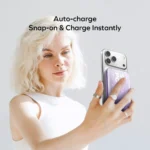 1-Power Pass 5000mAh Magnetic Wireless Charging Battery Pack - Image 7