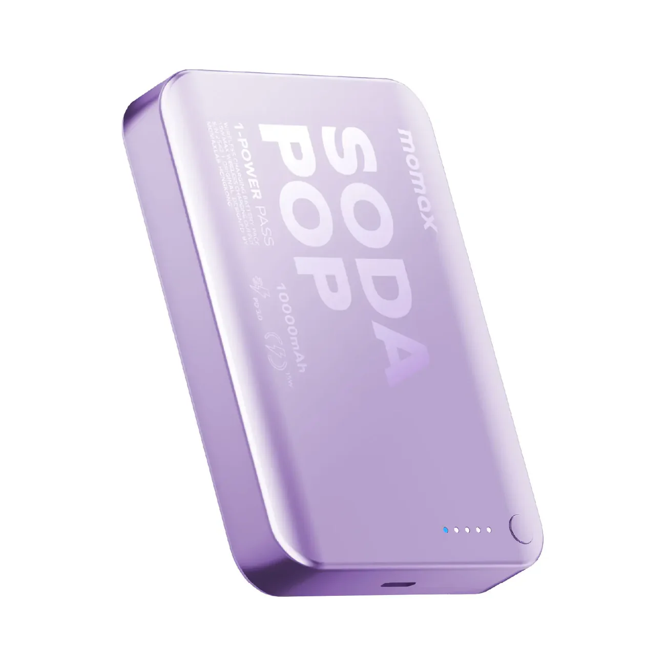 IP166_U_03_1500_87bba446-352a-4c83-bf74-ca1347f40b11 1-Power Pass 10000mAh Magnetic Wireless Battery Pack - Image 1