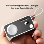 1-Power X Pro Mini⁺ 5000mAh Integrated Foldable USB-C Plug and Built-In USB-C Cable Battery Pack with Apple Watch Fast Charger - Image 7