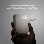 1-Pac Pass Mini⁺ 10000mAh 2in1 Battery Pack with Built-in Retractable Cable - Image 4