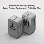 1-World² Pocket 25W 4-Port Dual AC Travel Adapter - Image 8