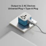 1-World² Pocket Mini Dual AC Travel Adapter - Image 9